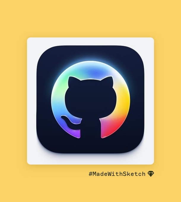 Gavin Nelson's latest multicolor Github icon